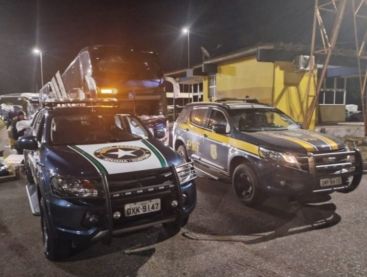 APREENSÃO DE DROGAS - Operação da PF e Receita intercepta tráfico na BR-381