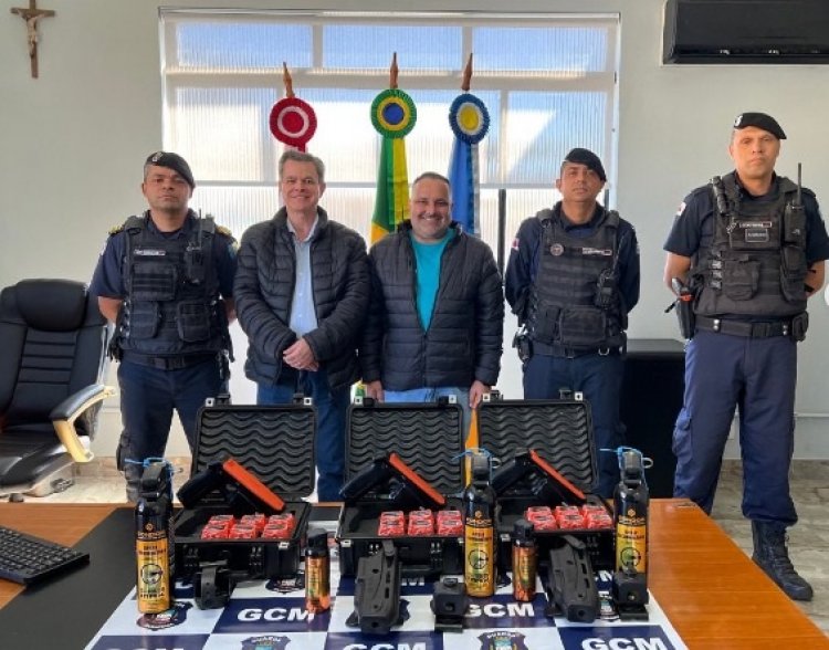 Mais Segurança - Aquisição de armas não letais para  a Guarda Municipal