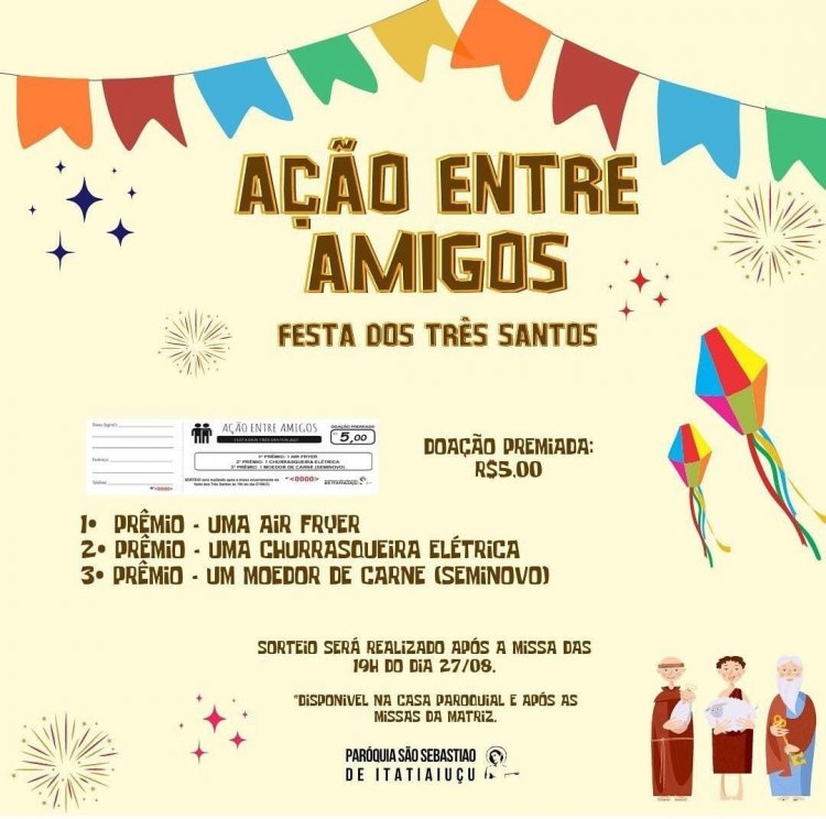 Paróquia realiza doação premiada
