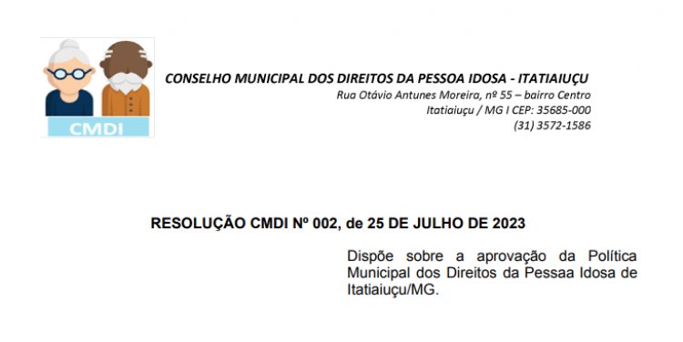 Resolução garante direitos da pessoa idosa