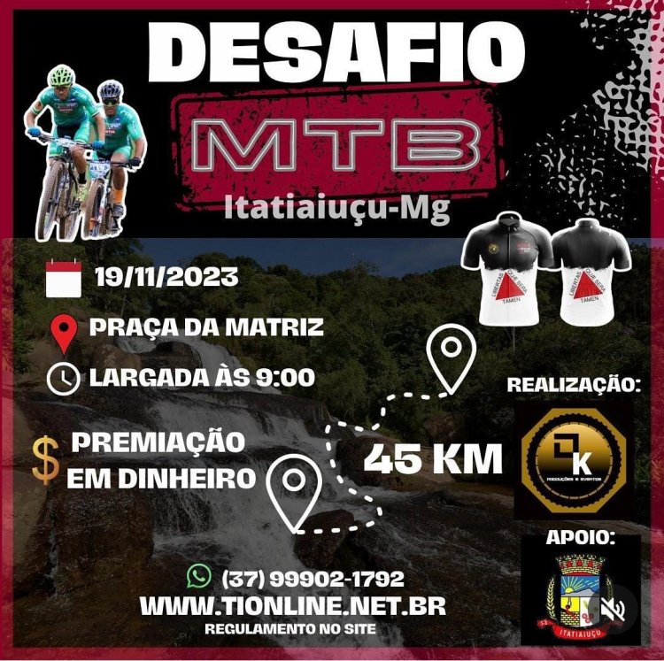 BICICLETA DE MONTANHA - Desafio MTB já tem data marcada
