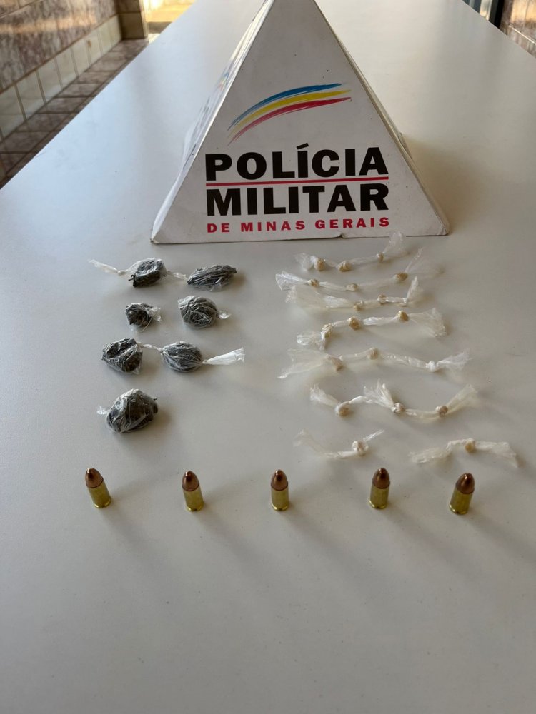 PM apreende crack, maconha e munição no Retiro Colonial