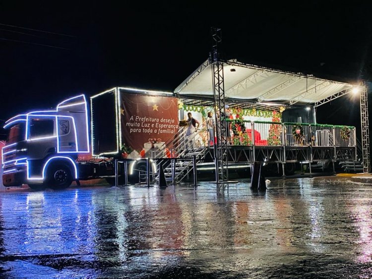 Carreta do Papai Noel neste sábado