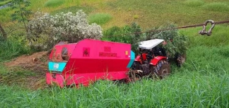 Uma morte em acidente com trator na BR-381