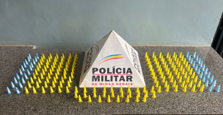 TRÁFICO DE DROGAS - PM apreende 188 pinos de cocaína