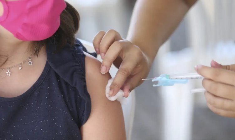 Cobertura vacinal em crianças abaixo de 10%