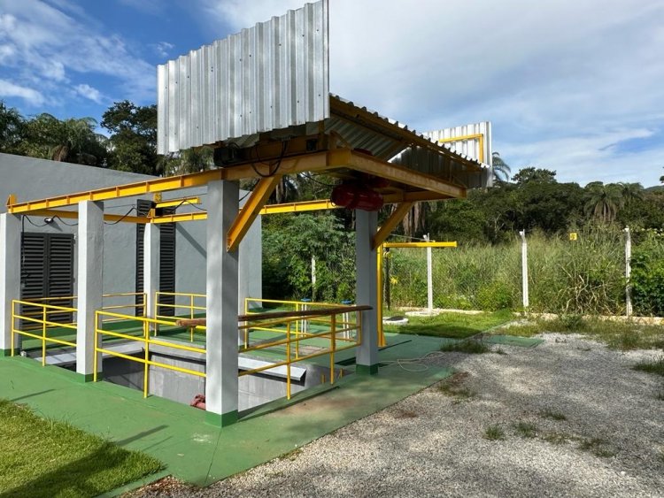 Obras das Estações Elevatórias em andamento