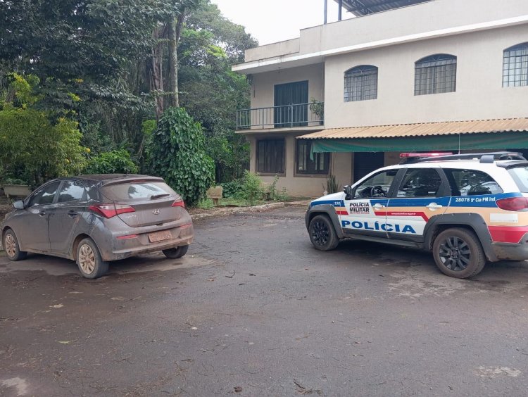 Veículo recuperado na estrada da Ponta da Serra