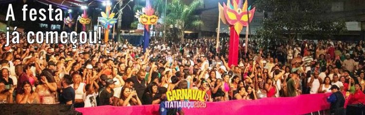 A festa  já começou!