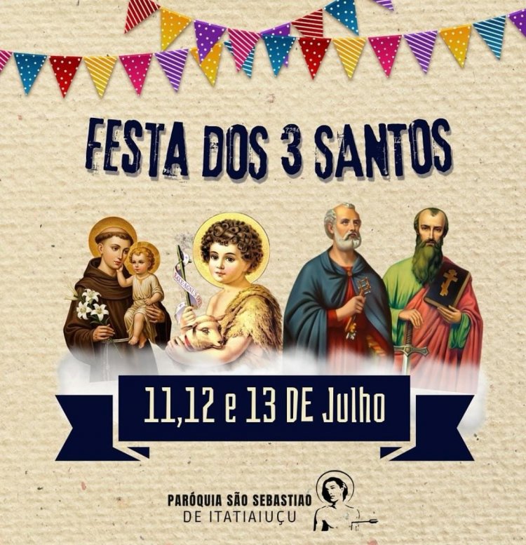 RELIGIOSIDADE - Festa dos Três Santos começa na sexta