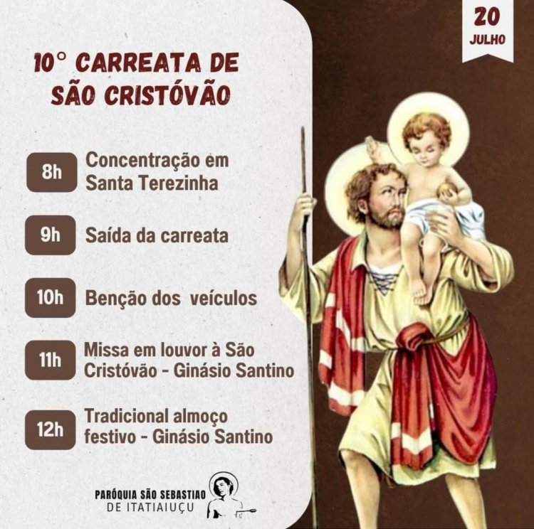 RELIGIOSIDADE - 10ª Carreata de São Cristóvão