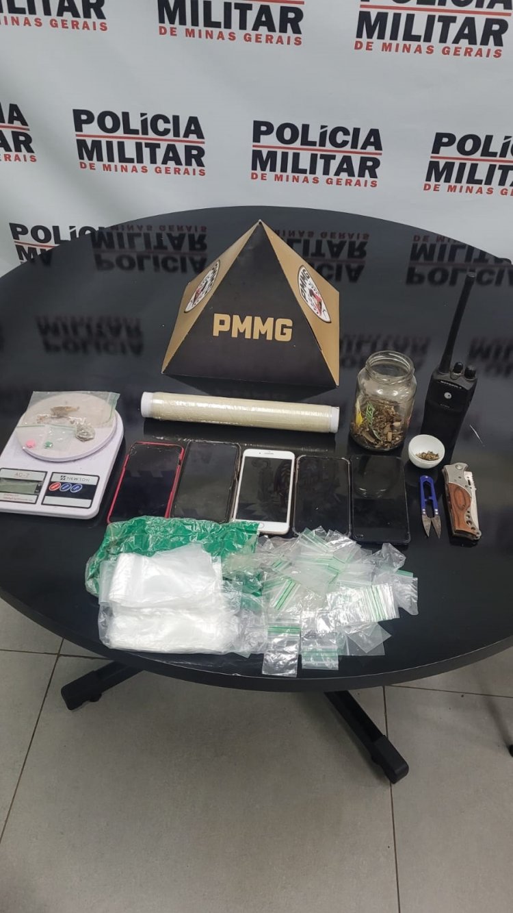 PM apreende drogas e prende casal