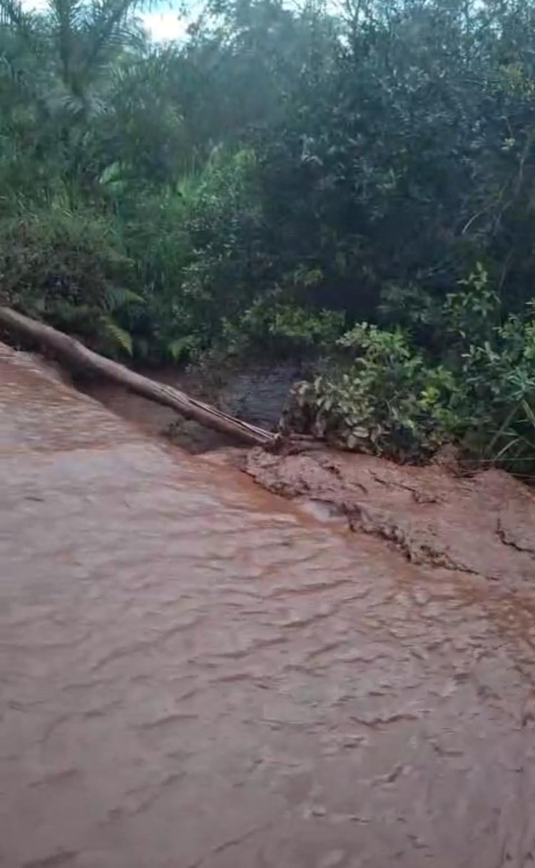 Chuva provoca transbordamento em estruturas da Mineração Usiminas