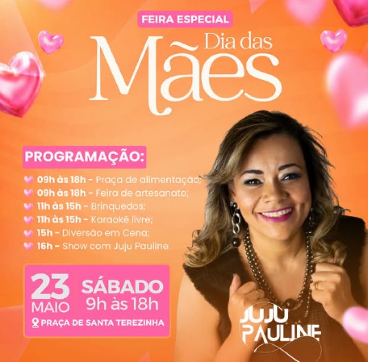 DIA DAS MÃES - Feira Especial em Santa Terezinha