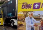 SAÚDE MAIS PERTO - Carreta realiza atendimentos em Itatiaiuçu