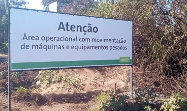 DESAFETAÇÃO DE VIAS - Mineração Usiminas implanta controle de acesso na “Serra de Minério”