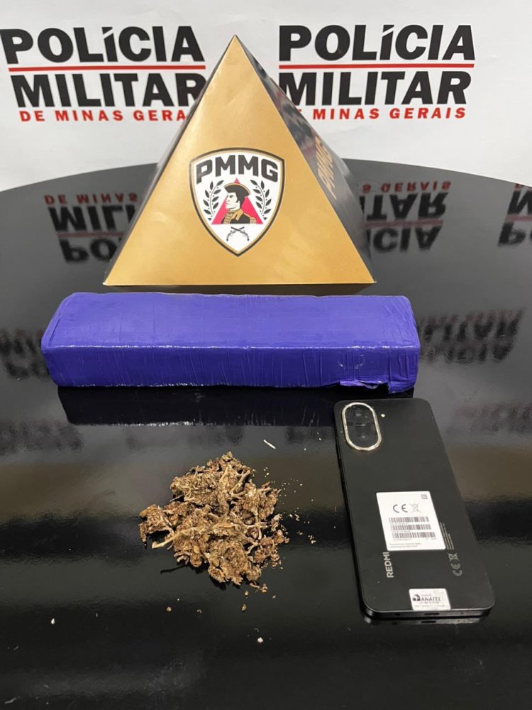 TRÁFICO - Menor é apreendido  com 1kg de maconha