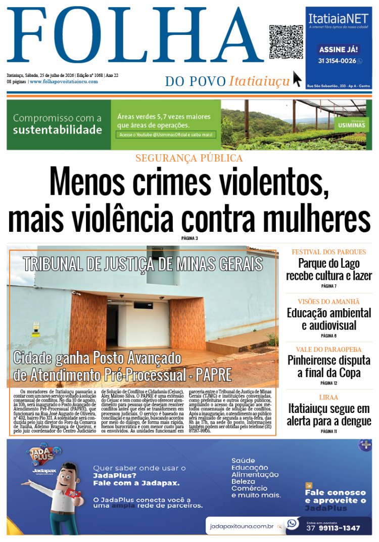 Edição Itatiaiuçu - 1068 - 25-07