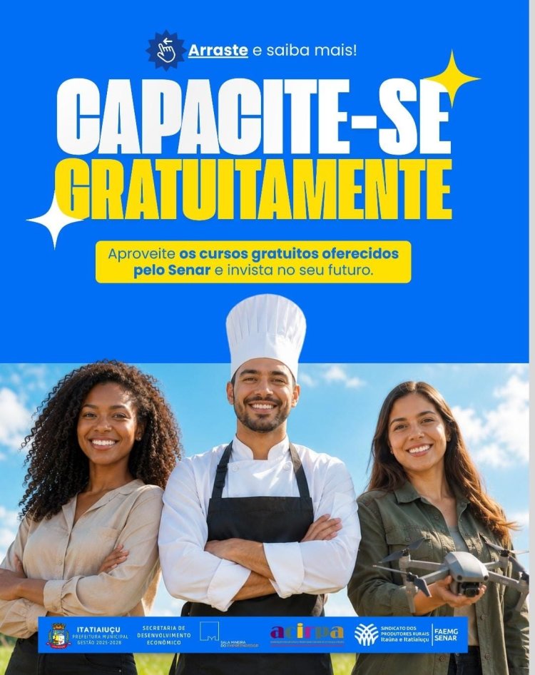 Prefeitura oferece cursos gratuitos em agosto