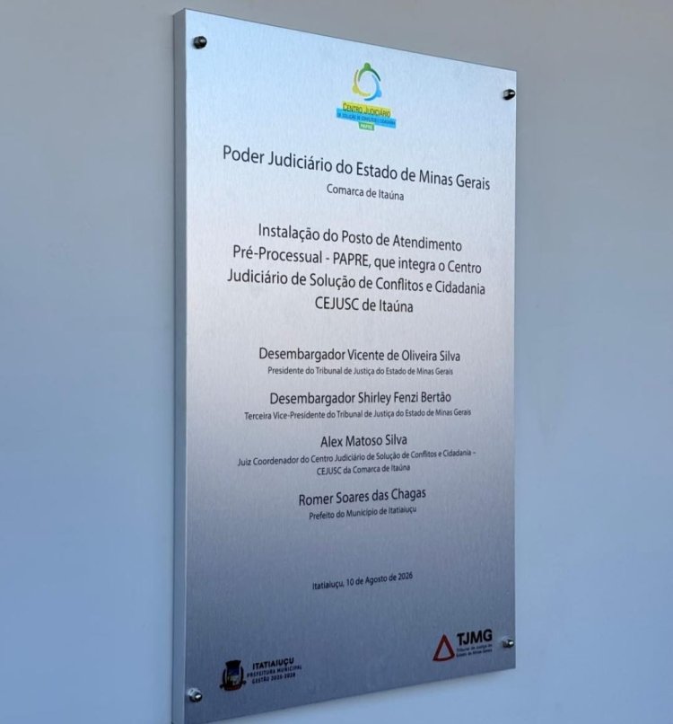 Itatiaiuçu ganha Posto Avançado de Conciliação