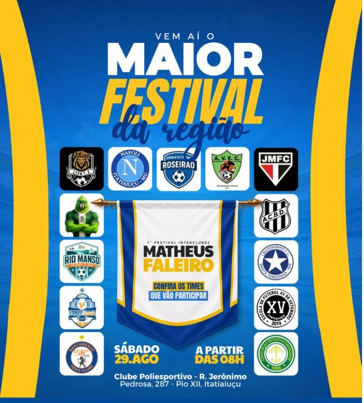 1° Festival Interclubes reúne equipes da cidade e região