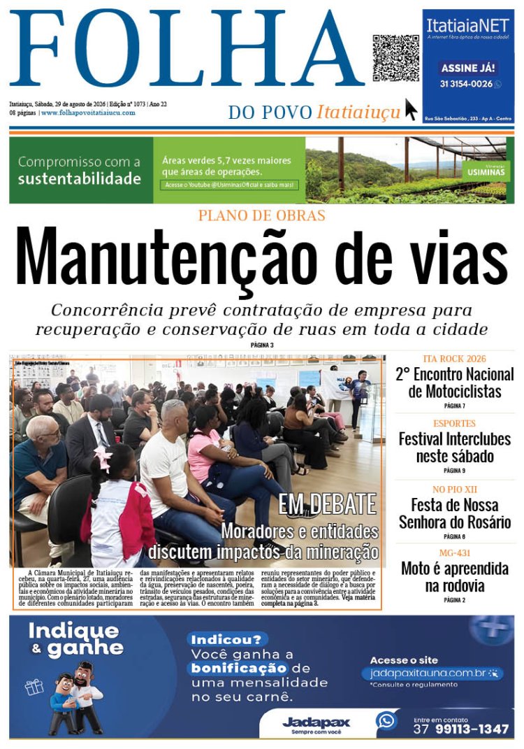 EDIÇÃO ITATIAIUÇU - 29-08 - 1073