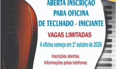 Banda Lira São Sebastião abre inscrições para aulas de teclado