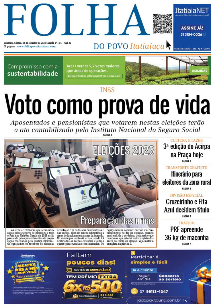 EDIÇÃO ITATIAIUÇU - 1077 - 26-09