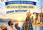 RELIGIOSIDADE - Comunidade Pé da Serra celebra a Padroeira do Brasil
