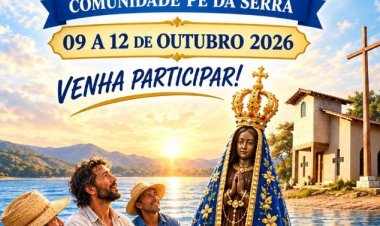 RELIGIOSIDADE - Comunidade Pé da Serra celebra a Padroeira do Brasil