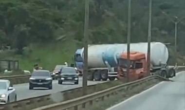 Acidente na Fernão Dias nesta quinta