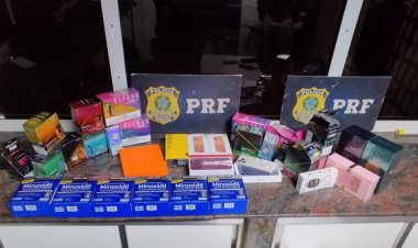 CONTRABANDO - Carga de mercadorias estrangeiras sem nota é apreendida