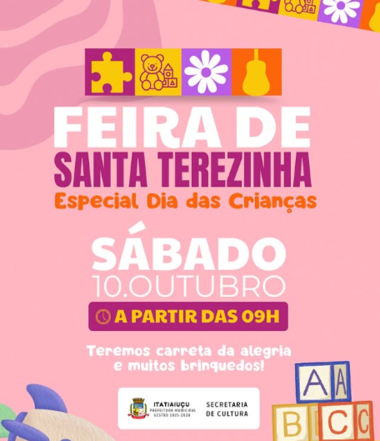 SANTA TEREZINHA - Feira especial de Dia das Crianças